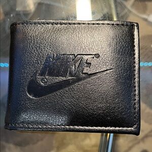 Nike Embossed Black Leather wallet